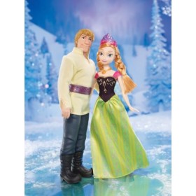 Princesses Disney - BDK35 - La Reine des Neiges - Poupée Mannequin - Anna Et Kristoff - Pack Duo Frozen