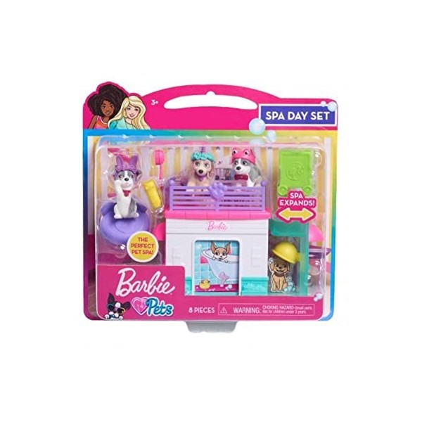 Barbie Ensemble de Jeu Spa pour Animaux de Compagnie