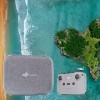 Tmom Sac de transport pour DJI Mini 2 drones Protection du corps + télécommande Sac portable, gris