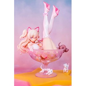COCOMUSCLES Figurine danime 1/6 Chiyuru Figurine daction Figurines danime/Statues PVC Sexy Verre à vin Fille Jouets pour A