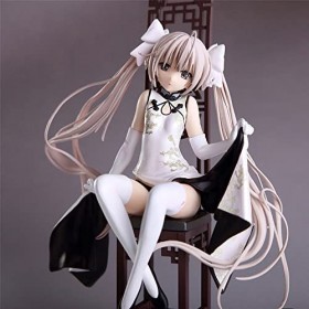 SHATKA 1/6 Ecchi Figure Hentai Figure 23CM Kasugano Sora【Yosuga No Sora】 Cute Loli Wearing Cheongsam Anime Figure Statue Pers