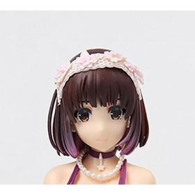 IMMANANT Anime Figure Girl Statue Ecchi Figure - Kato Megumi - 1/7 Lingerie Ver. Jouet mignon poupée décor modèle à collectio