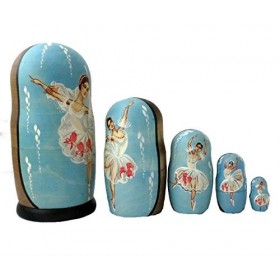 POUPÉE RUSSE MATRIOCHKA 5 PIÈCES - ARTISANAT RUSSE