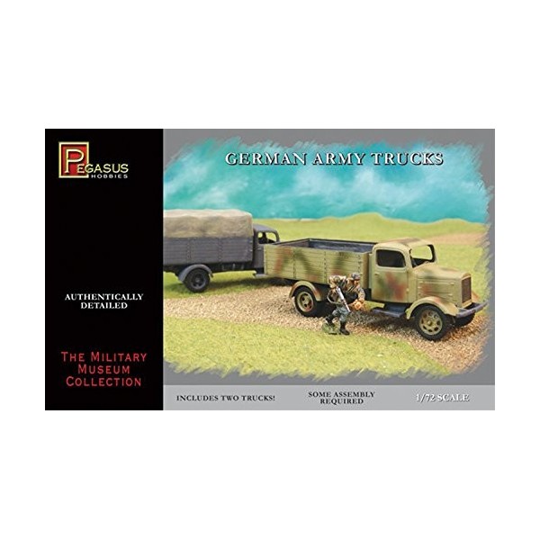 Pegasus pg7610–1/72 Armée Allemand Camion, 2 Ensembles de Construction