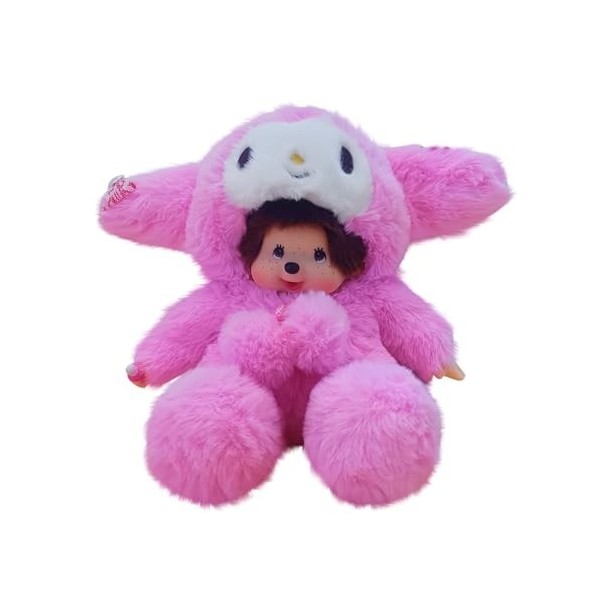 Générique Poupée en Peluche 25 cm Jouets en Peluche, Animal Poupées Doll, Dessin animé Mignon Cadeaux, Oreiller Poupées Couss