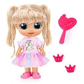 Bayer Design Poupée City Girl avec Cheveux Longs à coiffer, Interactive, Donne Un Baiser et rit avec Accessoires, poupée Fonc
