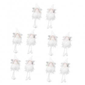 Totority 10 Pcs Ornements De Noël Adorable Poupée Parure Poupée Parure Ornement De Noël Jouet Bébé Poupée Décor De Noël Festi