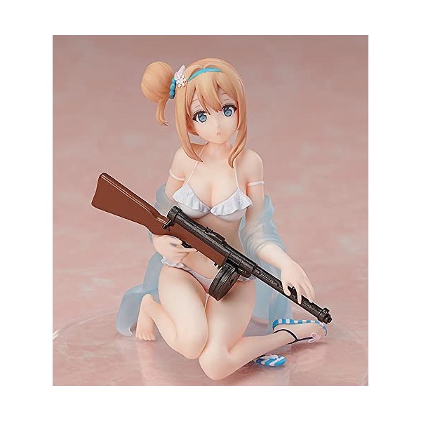 NATSYSTEMS Chiffre danime Filles Frontline-Suomi KP/-31 1/12 Maillot de Bain Ver. Figurine Ecchi Jolie poupée Décoration de 