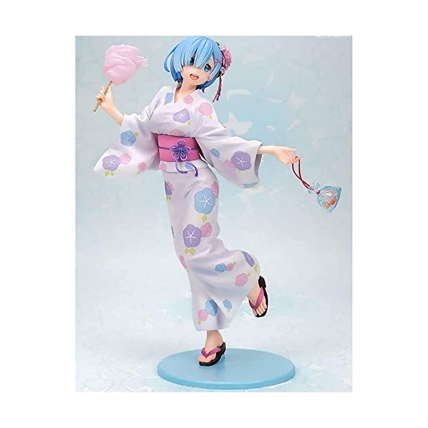 BOANUT Figure danime Figure Ecchi REM Kimono Ver. 1/7 Figure complète Anime Personnage modèle Statue Mignon Loli Fille poupé