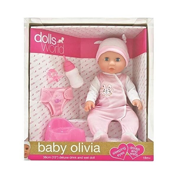 Dolls World 8818 Poupée Rose