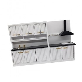 ibasenice Meubles en Bois en Deux Pièces Mini Meubles Meubles Miniatures Meubles Miniatures Modèle Meubles pour La Décoration