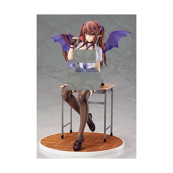 MKYOKO 22,5 cm/8,9 Pouces Figurine ECCHI-Devilish Girl Rumiru - 1/6 Statue danime/Vêtements Amovibles/Jolie Fille Adulte/Mod