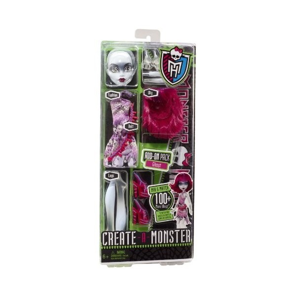 Monster High - X3726 - Poupée - Créa Terreur - Fantôme