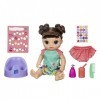 Baby Alive Potty Dance Baby Poupée parlante avec Cheveux Bruns