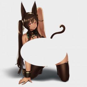 MKYOKO Figurine Hentai -Figure ECCHI-Anubis - 1/4 - Casino Ver. - Statue danime/vêtements Amovibles/Jolie Fille Adulte/modèl