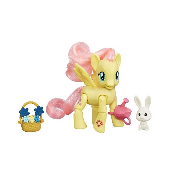 My Little Pony – Explore Equestria – Fluttershy – Figurine Articulée + Accessoires