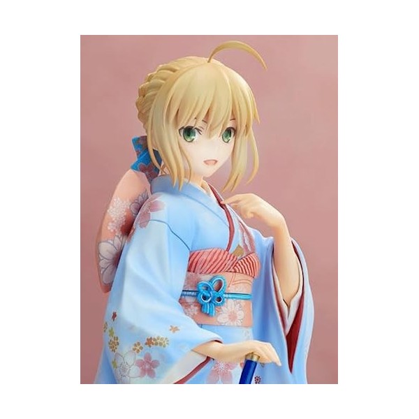 MKYOKO ECCHI Figure-Fate/Stay Night-Saber-Sunday Clothes Ver. 1/7-Anime Statue/Adult Pretty Girl/Modèle de Collection/Modèle 