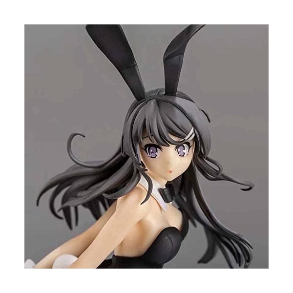 SOPTEC Figurine ECCHI - Sakurajima Mai 1/7 Bunny Girl Ver. Statue danime/Jolie Fille Adulte/modèle de Collection/modèle de P