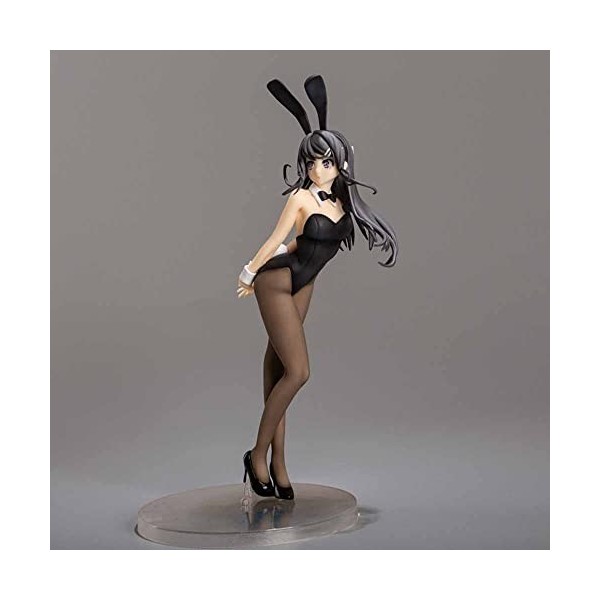 SOPTEC Figurine ECCHI - Sakurajima Mai 1/7 Bunny Girl Ver. Statue danime/Jolie Fille Adulte/modèle de Collection/modèle de P