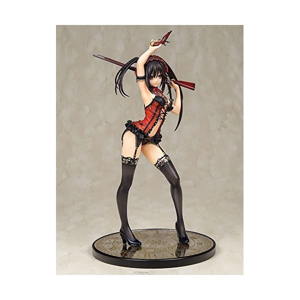 SOPTEC ECCHI Figure-Date A Live Kurumi Tokisaki Lingerie Ver. Statue danime 1/7/jolie Fille Adulte/modèle de Collection/modè