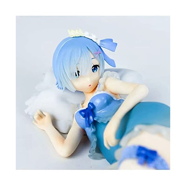 IMMANANT Re:Zéro - REM Chiffre danime Figurine Ecchi Mignonne Statue de Personnage de Dessin animé Le recueil Modèle Décor P