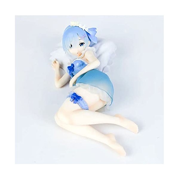 IMMANANT Re:Zéro - REM Chiffre danime Figurine Ecchi Mignonne Statue de Personnage de Dessin animé Le recueil Modèle Décor P