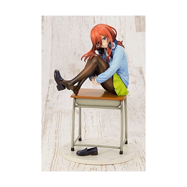 Gexrei The Quintessential Quintuplets Miku Nakano 1/8 Figure complète/Visage remplaçable/modèle de Personnage Peint/modèle de