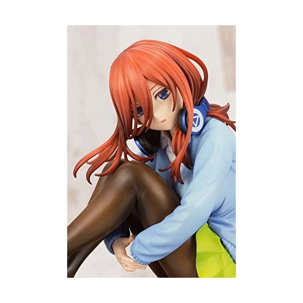 Gexrei The Quintessential Quintuplets Miku Nakano 1/8 Figure complète/Visage remplaçable/modèle de Personnage Peint/modèle de