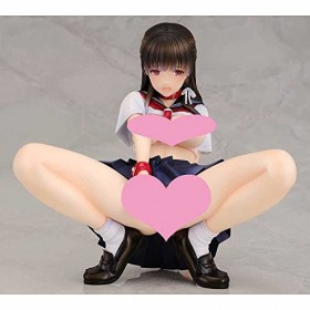 POMONO Ecchi Figure Mousouhimegoto Shoujo One 1/6 Complete Figur Jk Jupe VER. Posture Assise Poupée Mignonne Modèle Décor Per