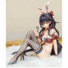 POMONO Figurine Ecchi Chris Sarah 1/8 Bunny Ver. Résille Cuisse Haute Bas Assis Posture Mignon poupée modèle décor Bande dess