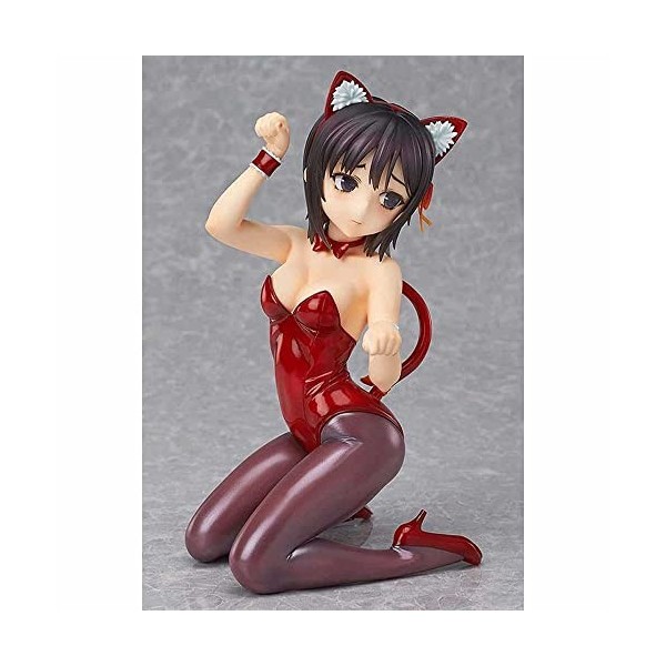 POMONO Ecchi Figure Niramare Twister Jeu Twister Shoujo 1/7 Anime Figure Jk Jupe VER. Position à Genoux Modèle de poupée Mign