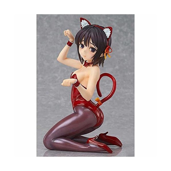 POMONO Ecchi Figure Niramare Twister Jeu Twister Shoujo 1/7 Anime Figure Jk Jupe VER. Position à Genoux Modèle de poupée Mign