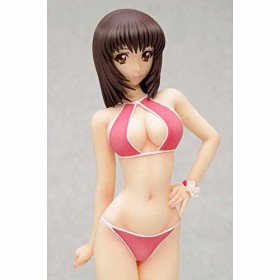 POMONO Figurine Waifu Sugou Asuka - Maillot de Bain 1/10 Ver. Anime Figure Cheveux Courts Debout Posture Mignon poupée modèle