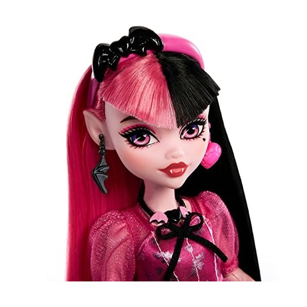 Monster High 2022 Day Out - MTHKY71 - Poupée articulée 25cm - Personnage Draculaura