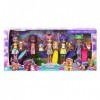 Mattel Enchantimals City Tails Lot de 5 poupées Skate Multicolore HHC19 
