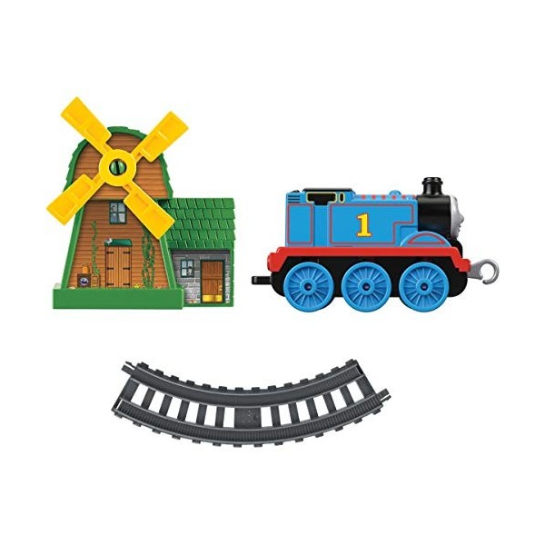 Thomas and Friends GFF09 Track Master Push Along Thomas and The Windmill Metal Train Engine Playset