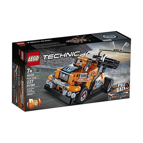 LEGO® Technic - Le Camion de Course, Jeu de Construction Jeu Garçon et Fille 7 Ans Et Plus, 227 Pièces - 42104