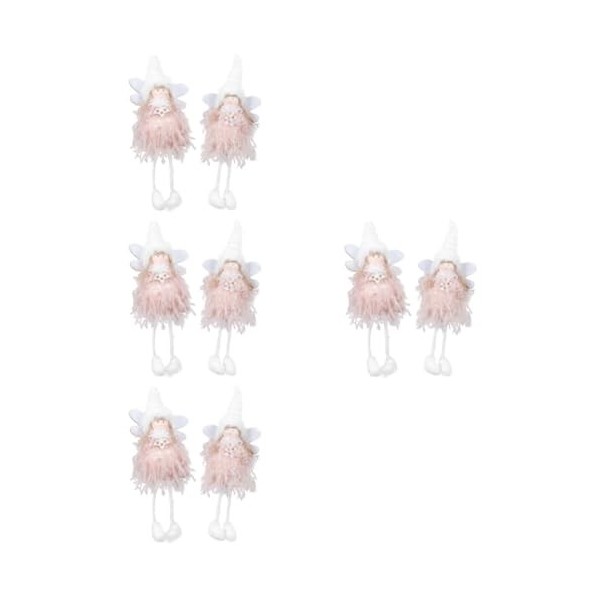 ibasenice 8 Pcs Ornements De Noël Adorable Poupée Parure Jouets Poupées Parure De Noël Poupée Parure Jouet Bébé Poupée Poupée