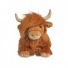 Aurora World Aurora, 61362, Luxe Boutique, Bruce Highland Vache, 41 cm, Peluche. Marron