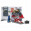 bruder 62102 - bworld Atelier de moto Scrambler Ducati Full Throttle avec mécanicien,Atelier, figurine jouet