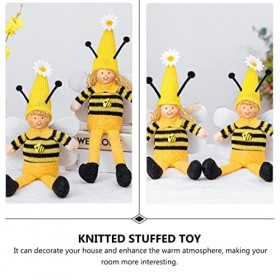 ibasenice 3 Pcs GNOME Ailé À Longues Pattes Ornement De Père Noël Cadeaux De GNOME De Vacances pour Voiture Jouet en Peluche 