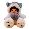 Générique Enfants Bébé Mignons Animaux en Peluche Poupées en Peluche Pur Coton Oreillers Moelleux Cartoon Jouets en Peluche D