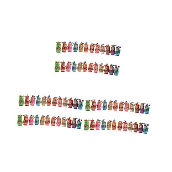 Amosfun 2pièces Porte-clés Créatifs Lot Pour Sac