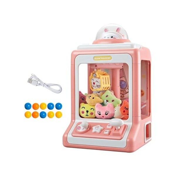 harayaa Machine à Griffes pour Enfants, Jouet de Vente pour garçons et Filles, Distributeur de Prix de Bonbons, Jeu en Peluch