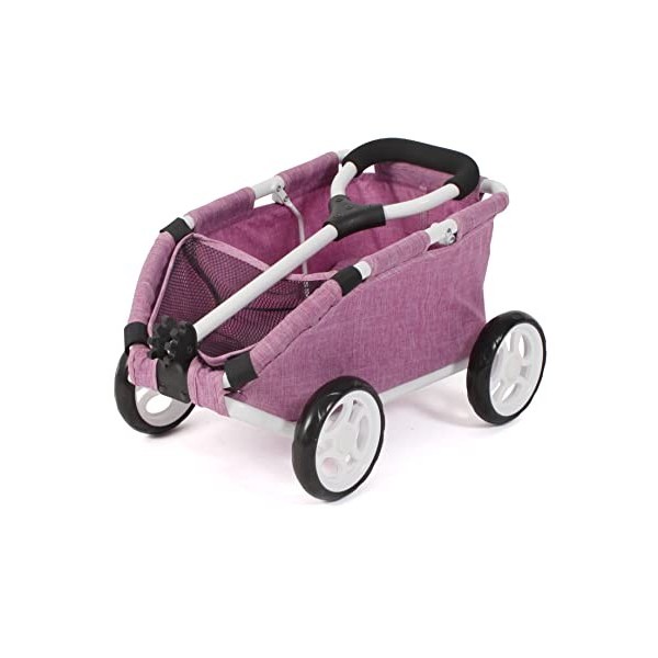 Bayer Chic 2000-660–62 Skipper, Petit Chariot pour Peluches, poupées et Jouets, Jean, Rose