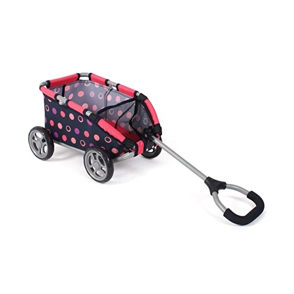 Bayer Chic 2000 - Chariot de Traction Skipper, Petit Chariot pour Peluches, poupées et Jouets, Corallo, 660-20