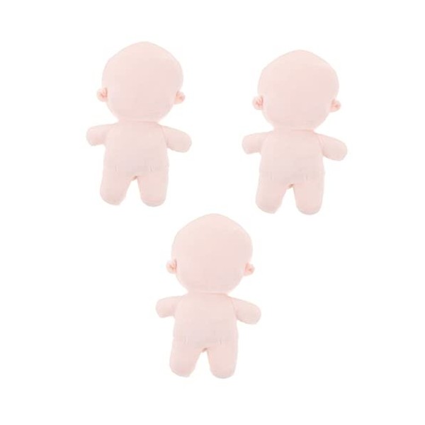 Totority 3Pcs Corps Poupée en Peluche Peluche Bricolage Artisanat Poupée Bricolage Poupée Corps Poupée Figure Corps Bricolage