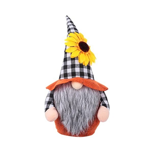Gadpiparty 3 Pcs Poupée De Tournesol Action De Grâces Scandinave Tomte Figurines De GNOME Suédois Figurine De Poupée Naine Dé