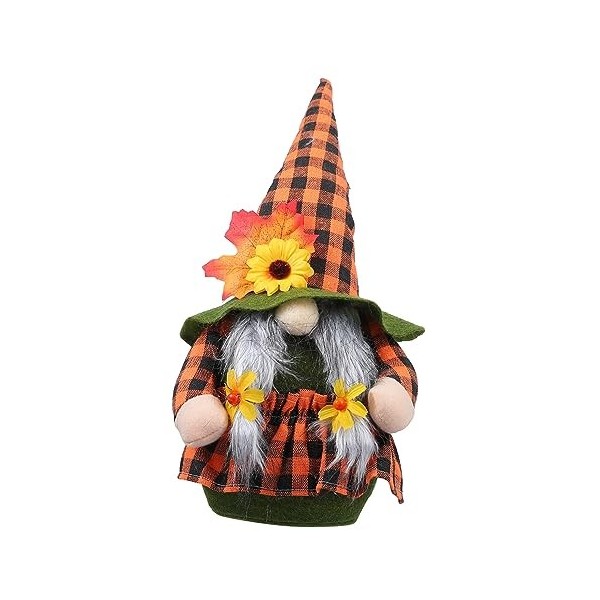 Gadpiparty 3 Pcs Poupée De Tournesol Action De Grâces Scandinave Tomte Figurines De GNOME Suédois Figurine De Poupée Naine Dé