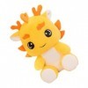 ibasenice Jouets Jaune Décor Dragon Animal en Peluche Dragon Poupée Jouet Dragon en Peluche Jouet Dragon en Peluche Poupée An